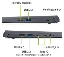 Ntb Acer Swift X 14 (SFX14-72G-71ZV) INTEL Core U7-155H, 14.5", RAM 32GB, SSD 1024 GB, NVIDIA® GeForce RTX™ 4050- 6 GB,Microsoft Windows 11 Home - šedý