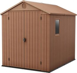 Zahradní domek Keter Darwin 6 x 8 hnědý, s podlahou