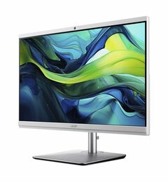 Počítač All In One Acer Aspire C24-195ES 23.8", bezdotykový, INTEL Core U5-125U, SSD 1024 GB, Intel Graphics, Microsoft Windows 11 Home - stříbrný/bílý