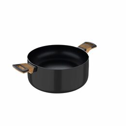 Hrnec BERGNER s nepřilnavým povrchem a poklicí 28 cm Earth Black