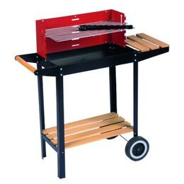 BBQ COLLECTION Gril na dřevěné uhlí obdélníkový  83x28x83cm ED-295218