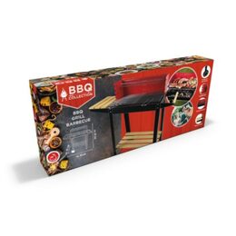 BBQ COLLECTION Gril na dřevěné uhlí obdélníkový  83x28x83cm ED-295218