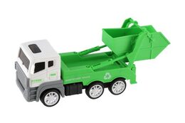 Auto stavební nákladní plast 14cm na setrvačník 5 druhů 10ks v boxu