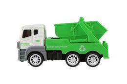 Auto stavební nákladní plast 14cm na setrvačník 5 druhů 10ks v boxu