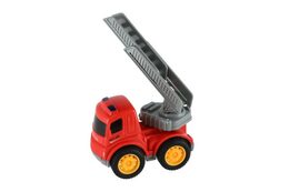 Auto stavební nákladní plast 9cm na setrvačník 4 druhy 12ks v boxu