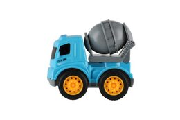 Auto stavební nákladní plast 9cm na setrvačník 4 druhy 12ks v boxu