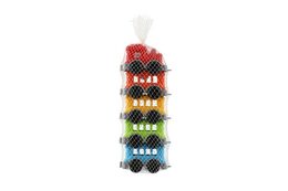 Lokomotiva/Vlak + 4 vagony plast v síťce 5x24x10cm
