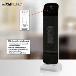 Clatronic HL 3763 keramické topidlo 2000W,oscilace