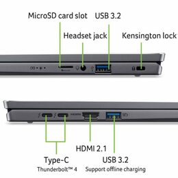 Ntb Acer Swift Go 16 (SFG16-72-75HZ) INTEL Core U7-155U, 16", RAM 16GB, SSD 1024 GB, Intel Arc Graphics, FPR, Microsoft Windows 11 Home - šedý