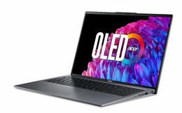 Ntb Acer Swift Go 16 (SFG16-72-75HZ) INTEL Core U7-155U, 16", RAM 16GB, SSD 1024 GB, Intel Arc Graphics, FPR, Microsoft Windows 11 Home - šedý