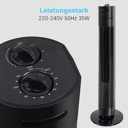 Clatronic TVL 3770 sloupový ventilátor černý
