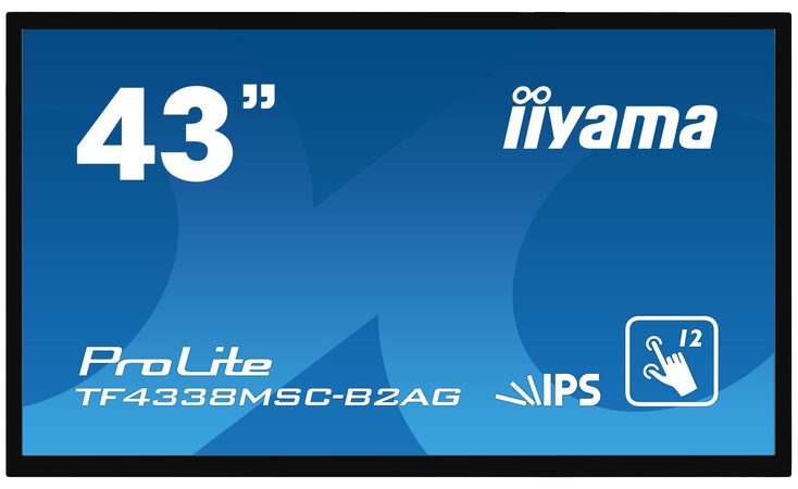 Dotykový monitor IIYAMA ProLite TF3215MC-B2, 31,5" kioskový LED, PCAP, USB, VGA/HDMI, lesklý, bez rámečku, černý