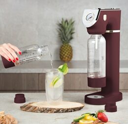 BERLINGERHAUS Výrobník sody SODABAR + 2 lahve Leonardo Colletion BH-8555