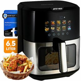 ProfiCook FR 1287 H dvojitá horkovzdušná fritéza s barevným displejem 8l