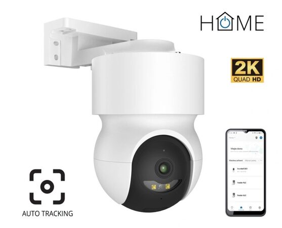 iGET HOME Camera CS8 White - bezdrátová venkovní 2K kamera, Auto tracking, krytí