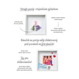 Fotorámeček na peníze - Šaty
