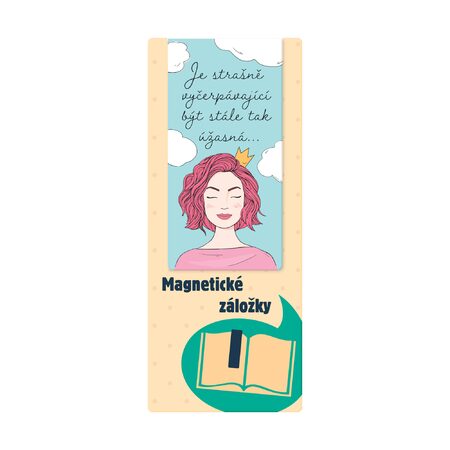 Magnetická záložka - Být úžasná