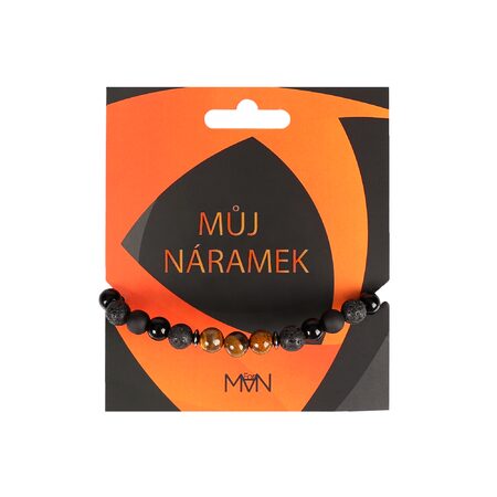 Lávový náramek_MŮJ  NÁRAMEK_FOR MAN