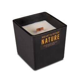 Svíčka 210g NATURE Dubové dřevo & vetiver (crackling)_x23