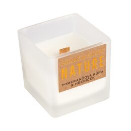 Svíčka 80g NATURE Pomerančová kůra & hřebíček_x23