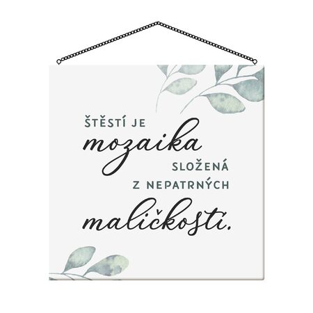 Štěstí je mozaika