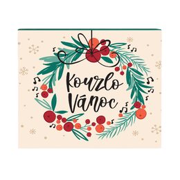Hrací krabička - Vánoční věnec