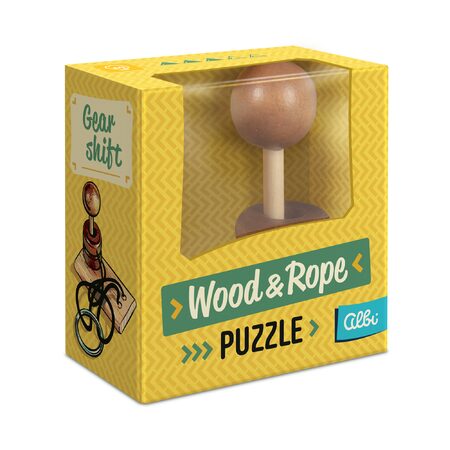 Wood & Rope puzzle - Gear shift