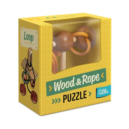 Wood & Rope puzzle - Loop