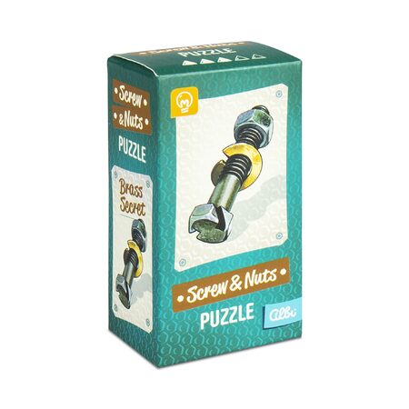Screw and Nut puzzle - Brass secret