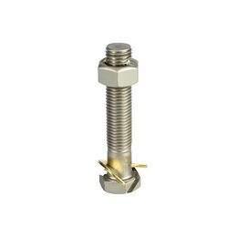 Screw and Nut puzzle - Brass secret