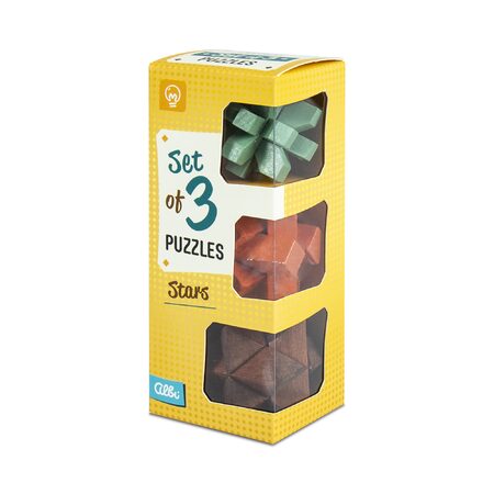 Set of 3 Puzzles - Stars