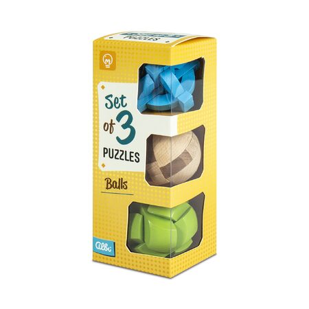Set of 3 Puzzles - Balls