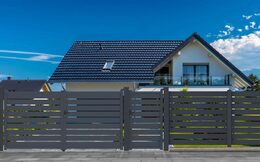 Brána G21 Reno 350x176 cm dvoukřídlá, antracitová