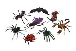 Hmyz 8 ks plast 7-12cm různé druhy