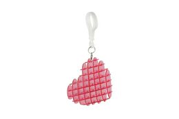 Přívěsek fidget srdce měnící tvar antistresový plast 6cm 4 barvy v krabičce 6x6,5cm 24ks v boxu