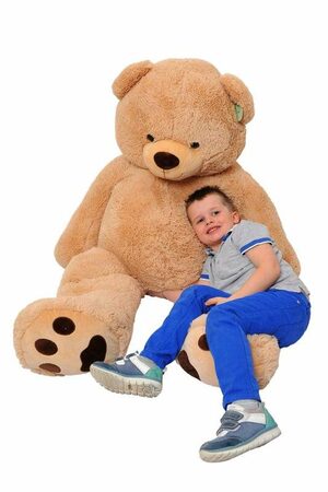 Hračka MAC TOYS Medvěd 135 cm béžový