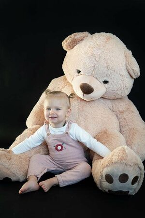 Hračka MAC TOYS Medvěd 135 cm béžový
