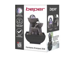 Beper P201UTP200 zenová fontána dvojitý vodopád LED