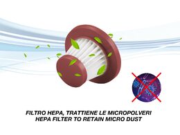 Beper P202ASP401 aku ruční vysavač Briciolo