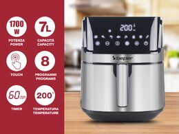 Beper P101FRI070 digitální horkovzdušná fritéza 7l, 1700W