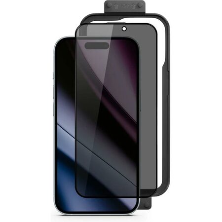Privacy 3D glass+applic iPhone 16 EPICO
