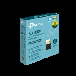 USB klient TP-Link Archer TX20U Nano AX 1800 adaptér, 2,4/5GHz, USB 3.0