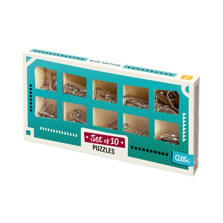 Set of 10 Puzzles - Blue Edition
