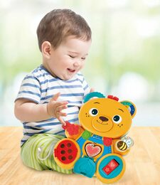 Baby Clementoni - Montessori BABY medvídek Busy