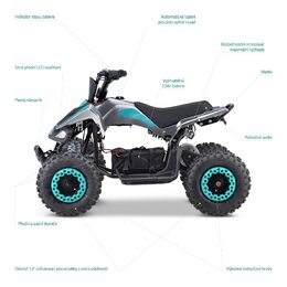 LAMAX eTiger ATV40S Blue - assembled