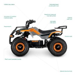 LAMAX eTiger ATV50S Orange - assembled