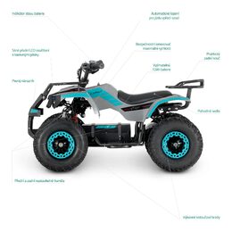 LAMAX eTiger ATV50S Blue - assembled