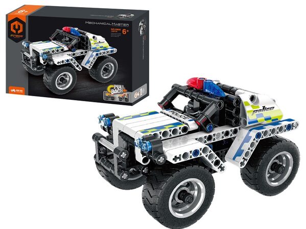 MECHANICAL MASTER - Stavebnice Policejní JEEP 199 ks