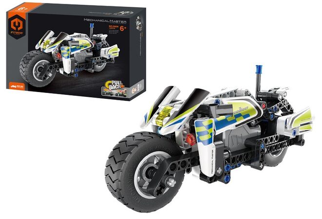 MECHANICAL MASTER - Stavebnice Policejní motorka 193 ks