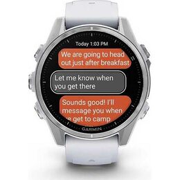 Fenix 8 43mm AMOLED Silver/white